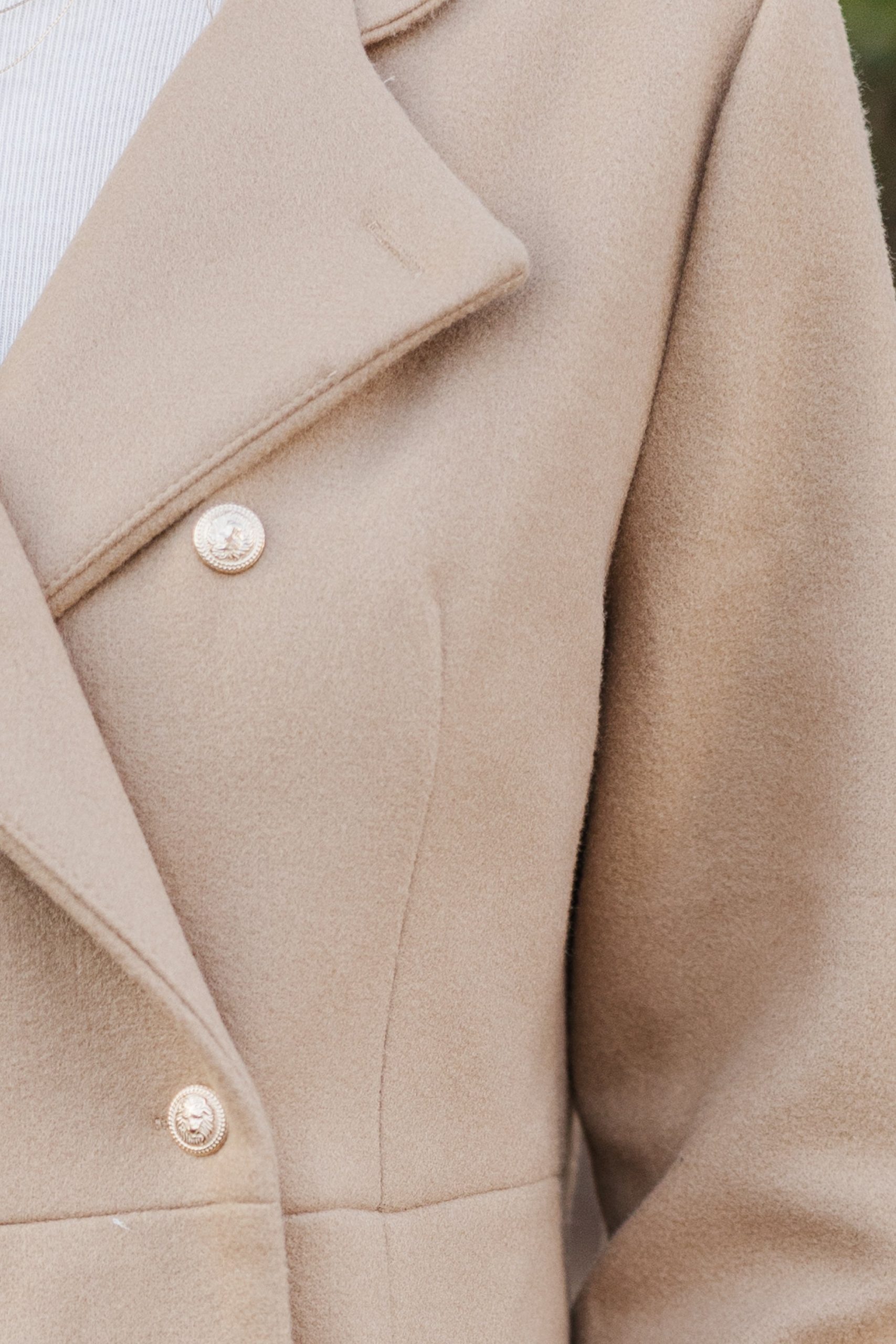 City Streets Camel Brown Coat - Image 3