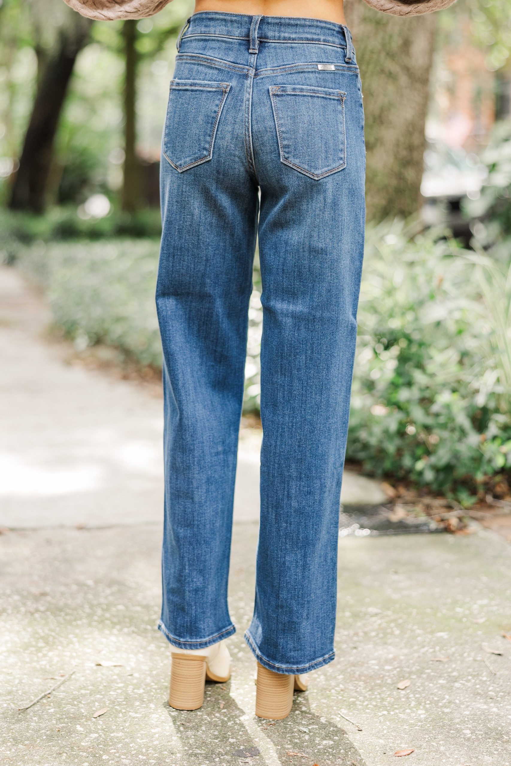 KanCan: Find You Well Dark Wash Wide Leg Jeans - Image 3