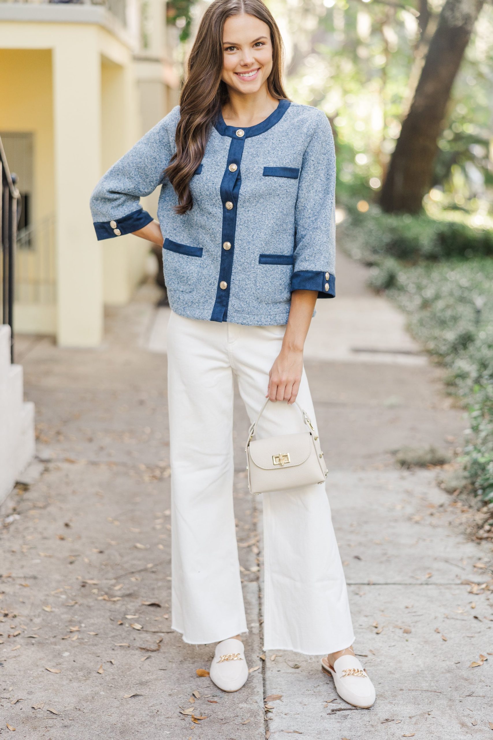 Prepped and Polished Navy Blue Jacket - Image 2