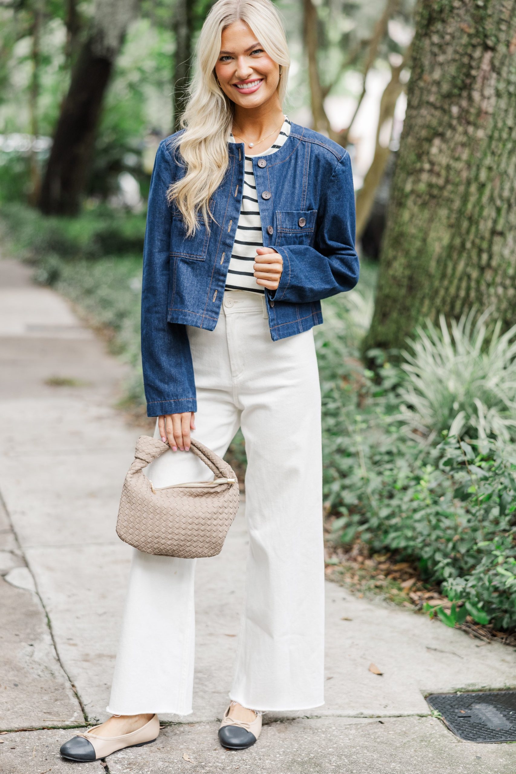 Talk About It Blue Denim Jacket - Image 2