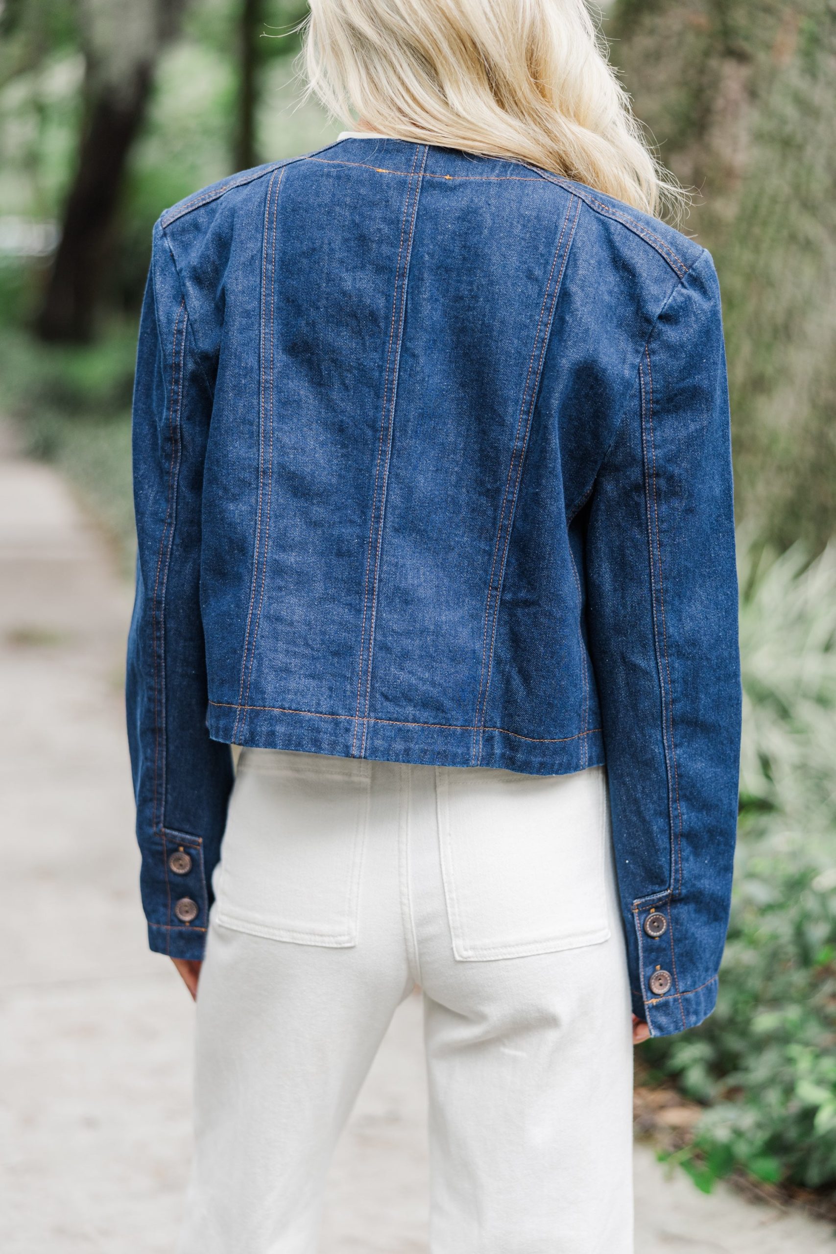 Talk About It Blue Denim Jacket - Image 4